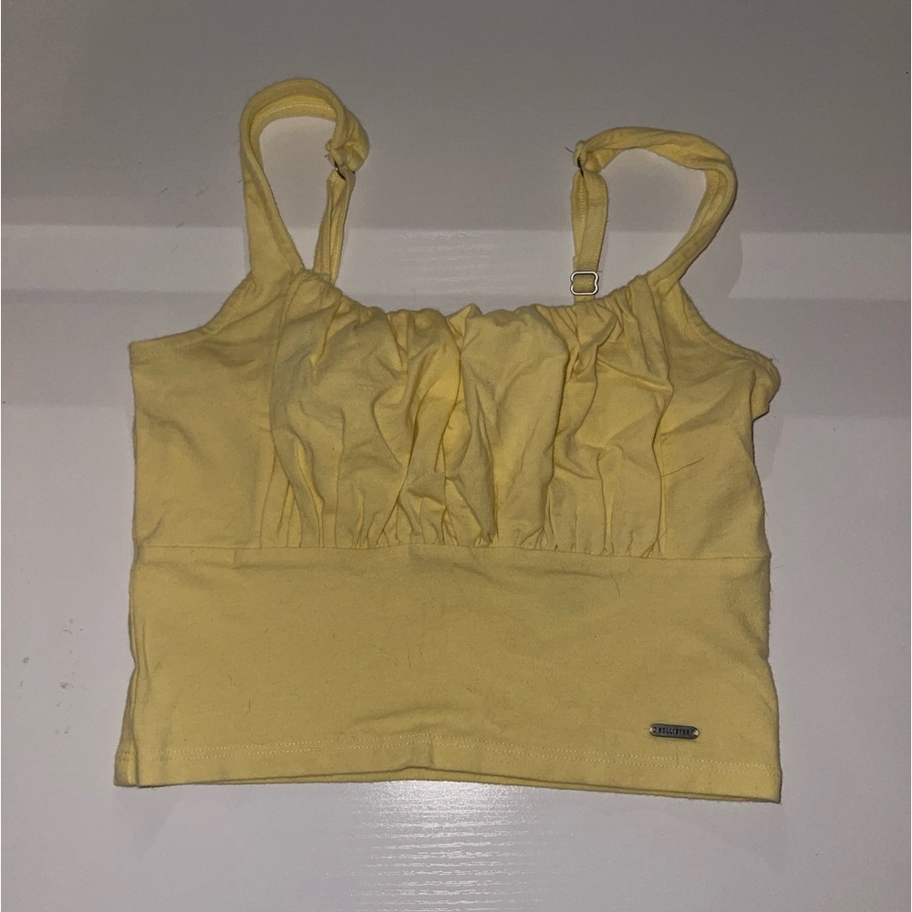 ruched hollister tank